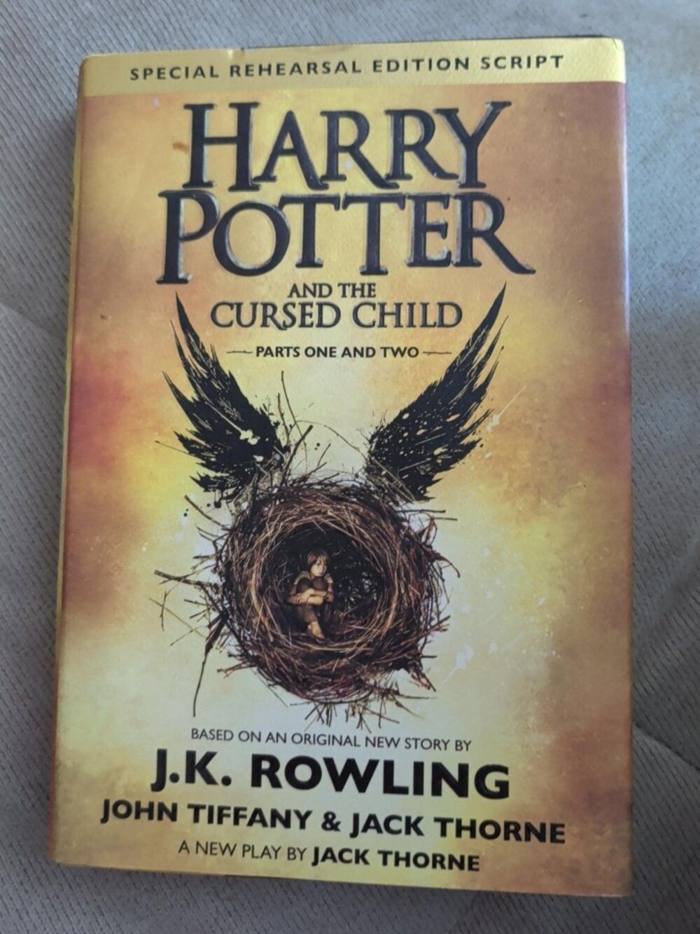 Harry Potter and the Cursed Child 2016 First Edition 1st Printing Hardcover